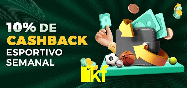 10% de bônus de cashback na IIikf